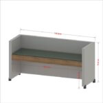 ابعاد نشیمن مدرن مدلcomfort line - کد G300